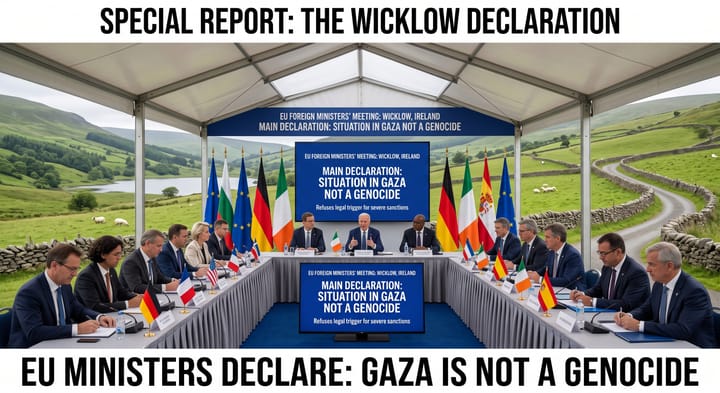 Gaza "Not Genocide": EU foreign ministers in Wicklow